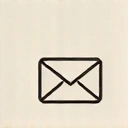 Pictogramă de e-mail minimalistă.